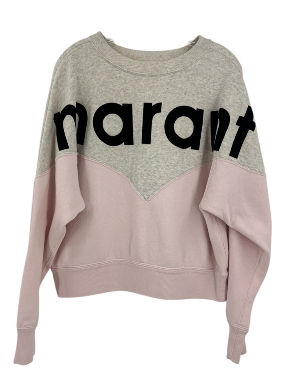 Isabella Morant, Houston Pink & Grey Sweatshirt SZ 38 US 6 Or M